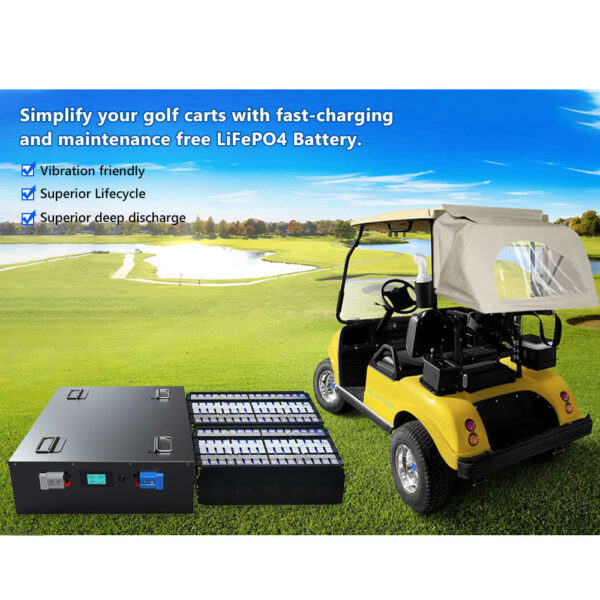 Baterias de lítio para carrinhos de golfe