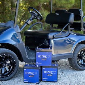 Batterie al litio per carrelli da golf