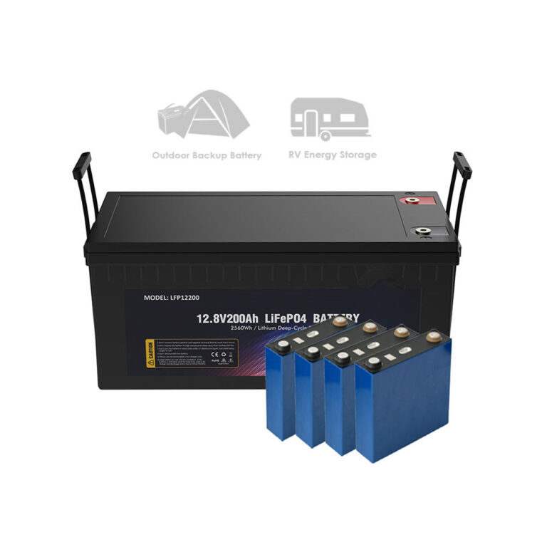 12.8V 200Ah Camper Boat Marine LiFePO4 Deep Cycle Battery